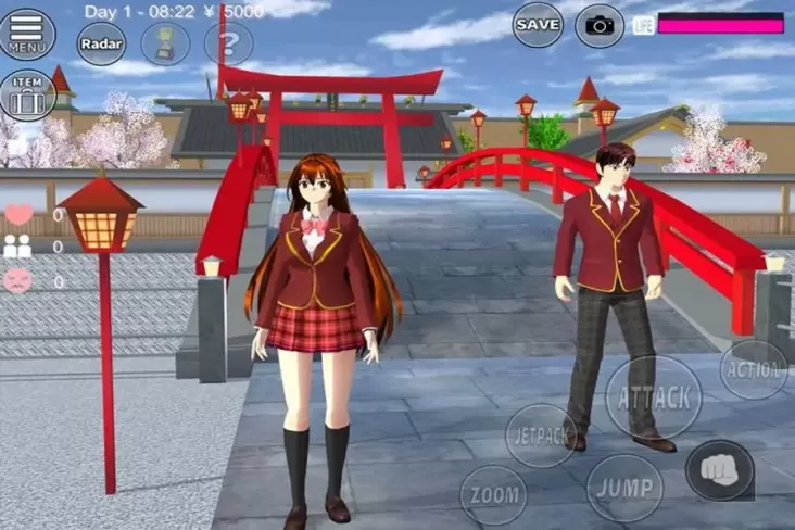 Cara Download kemudian Install Sakura School Simulator di 233 Leyuan Tahun 2024