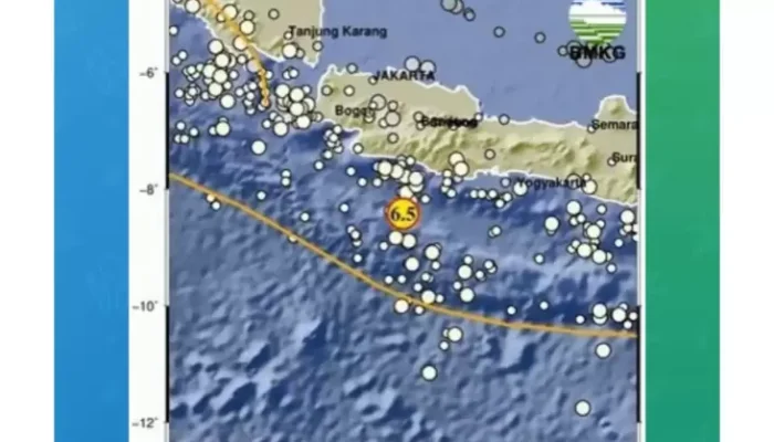 Gempa Bumi M 6,5 Guncang Garut Tidak Berpotensi Tsunami