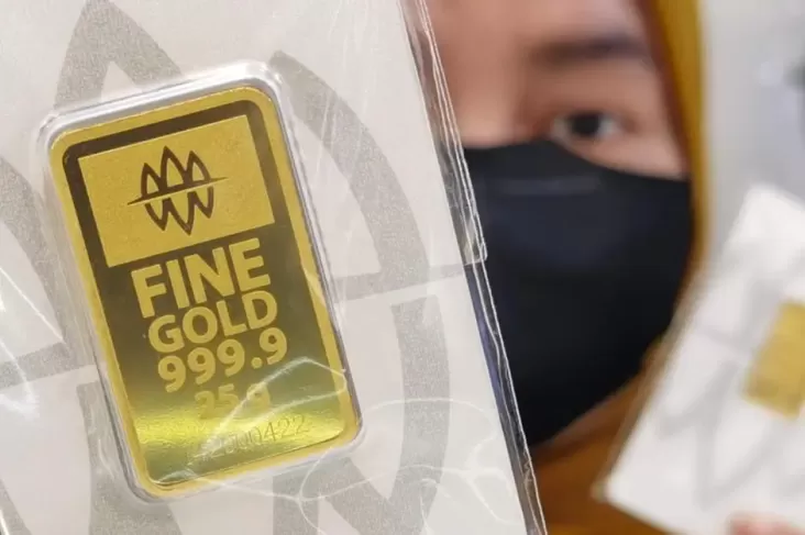 Harga Emas Antam Kembali Melesat pada Akhir Pekan, 1 Gram Dibanderol Rp1.326.000