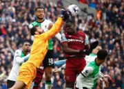 Hasil Turnamen Inggris: Liverpool Ditahan Imbang West Ham United Lewat Drama 4 Gol