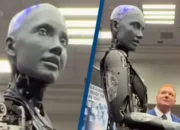 Robot Artificial Intelligence Ameca Ngaku Bisa Ciptakan Sendiri Dirinya