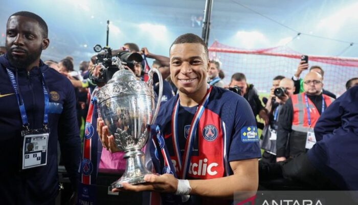 Trofi Coupe de France jadi persembahan terakhir Mbappe untuk PSG