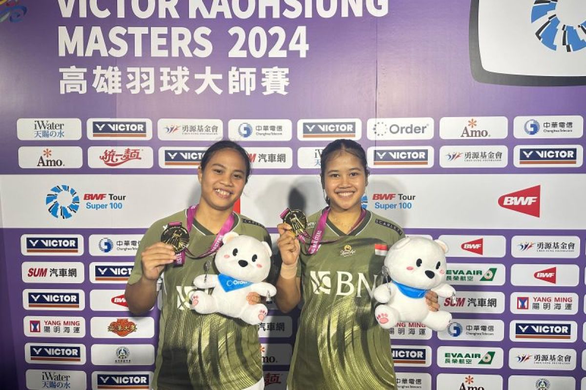 Jesita/Febi makin percaya diri usai raih peringkat perlombaan juara Kaohsiung Masters