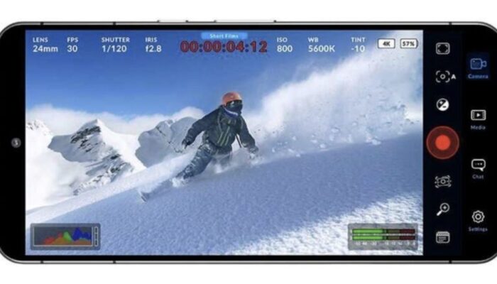 Aplikasi komputer Blackmagic Camera ubah ponsel Android jadi kamera profesional