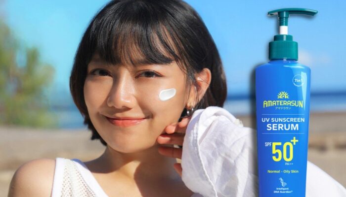 Amaterasun hadirkan UV Sunscreen Serum SPF 50+PA++ pada kemasan baru